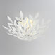 Broche 4 Light 20.75 inch Matte White Semi Flush Ceiling Light