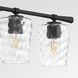 Goodwin 4 Light 32.88 inch Matte Black Vanity Light Wall Light