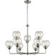 Astoria 9 Light 32 inch Brushed Nickel Chandelier Ceiling Light