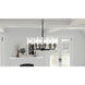 Cox 6 Light 25 inch Matte Black Chandelier Ceiling Light