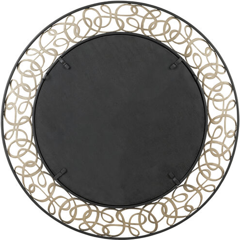 Scribble Matte Black with Artifact Wall Mirror