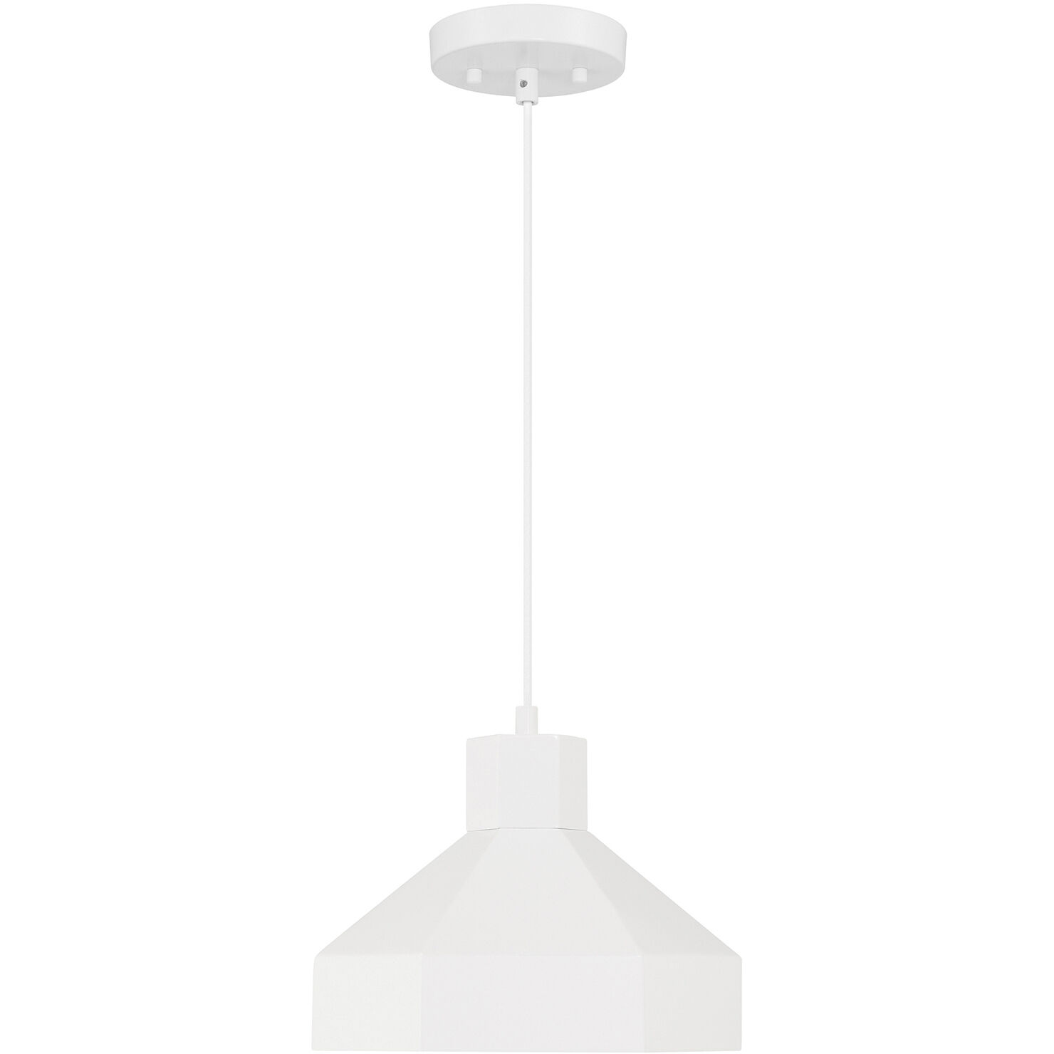 Poly LED 11 inch Matte White Pendant Ceiling Light