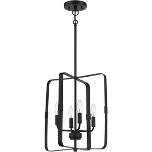 Stowe 4 Light 15 inch Flat Black Foyer Light Ceiling Light