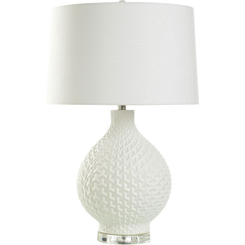 Cameron 29.5 inch 150.00 watt Matte White Table Lamp Portable Light