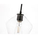 Rochester 1 Light 8 inch Black Pendant Ceiling Light