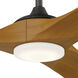 Mylo 70 inch Anvil Iron with Honey Maple Blades Ceiling Fan