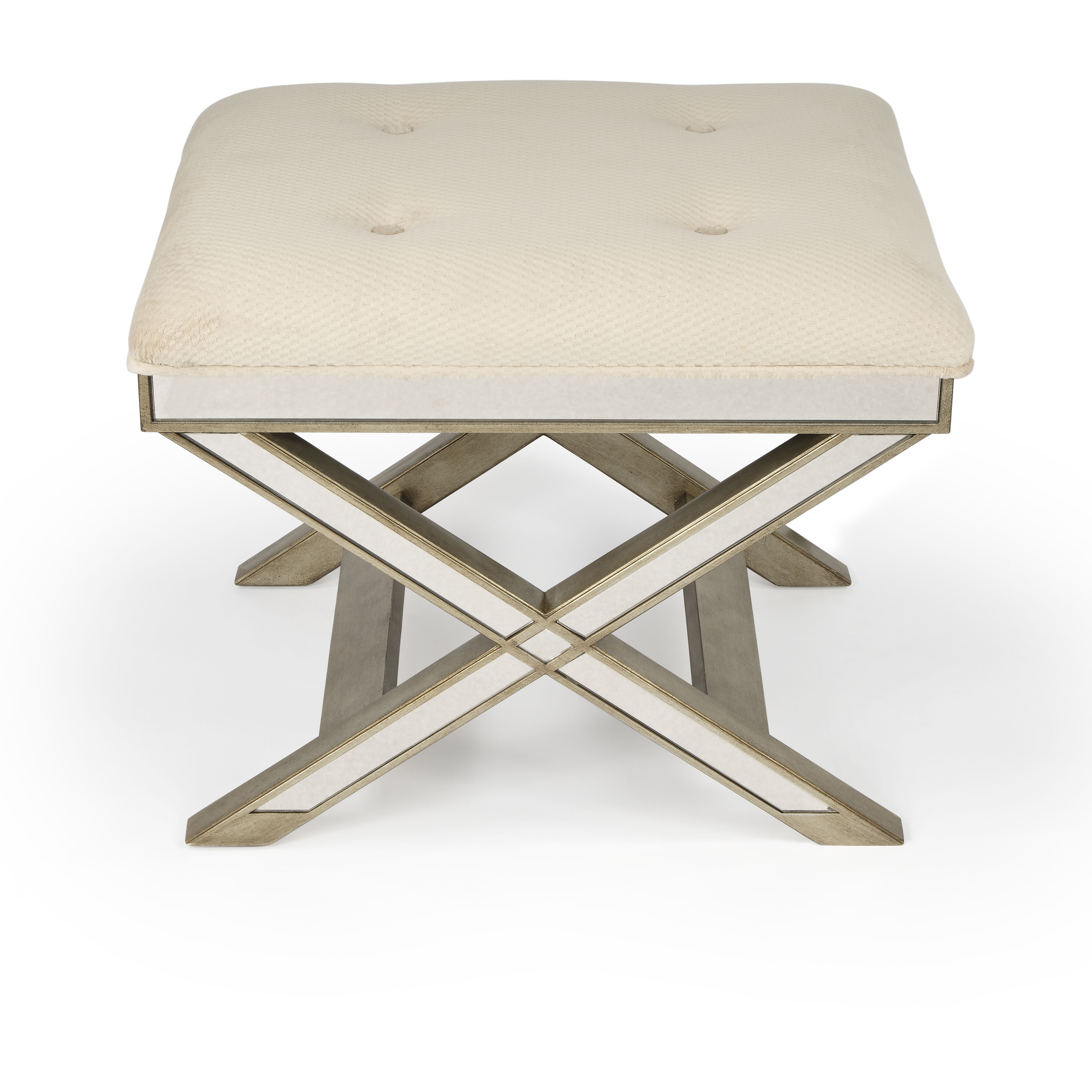 Butler Loft Marlo mirrored Bench