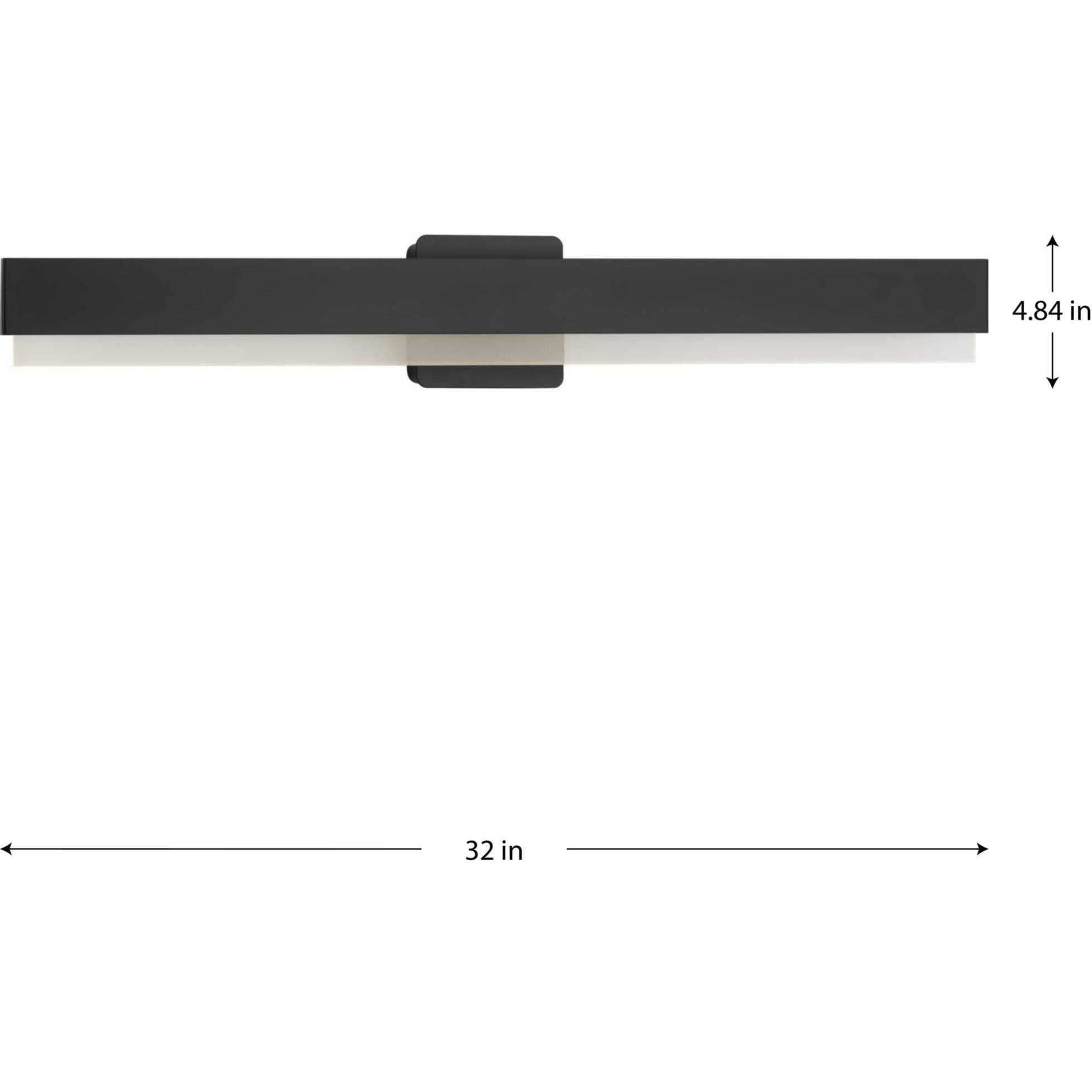 Semblance LED LED 32 inch Matte Black Linear Vanity Light Wall Light