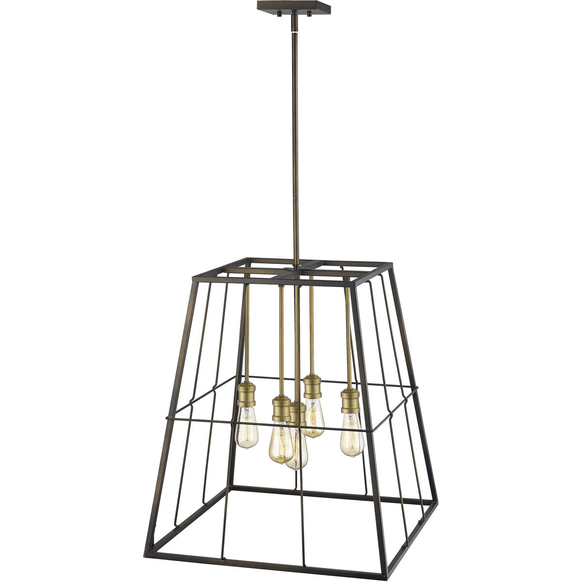 Charley 5 Light 22 inch Oil-Rubbed Bronze Pendant Ceiling Light