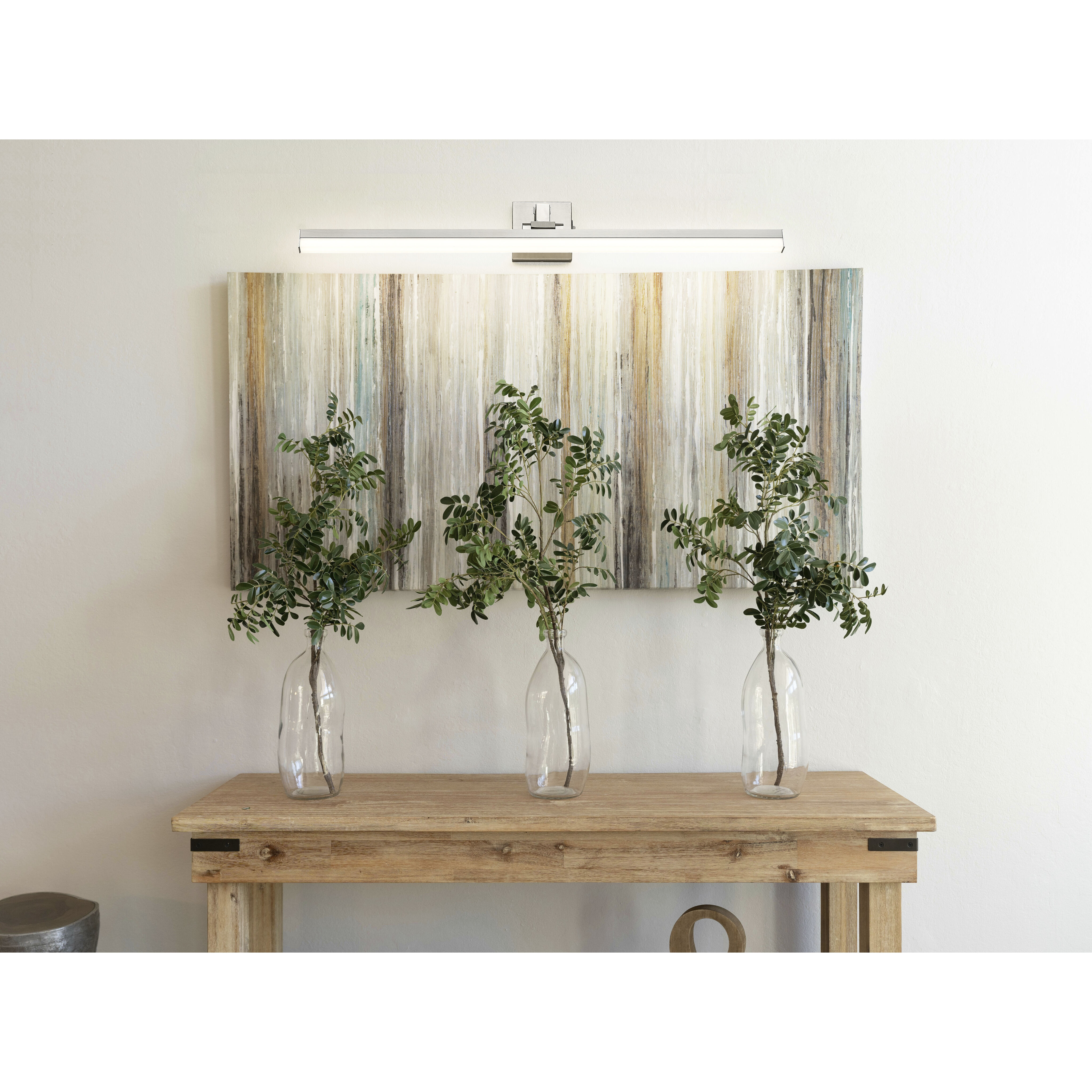 Liam LED 40 inch Brushed Nickel Vanity Wall Light