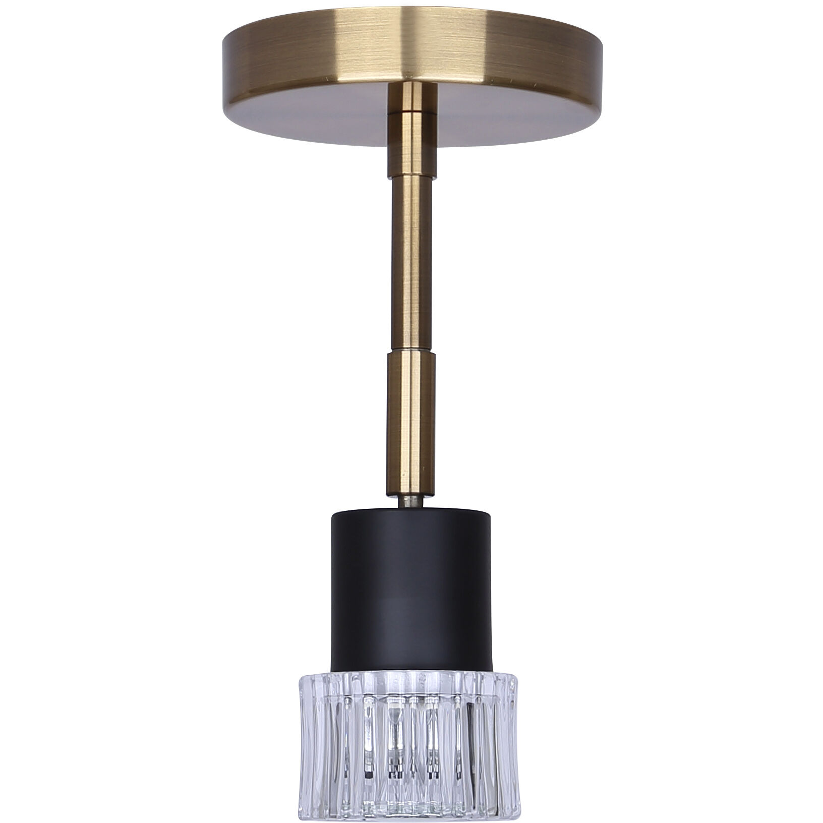 Elsee 1 Light Black/Gold Track Lighting Ceiling Light