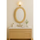 Athena 40.25 X 24.25 inch French Gold with Natural Seagrass Wall Mirror
