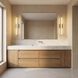 Marque LED 24 inch Satin Brass Vanity Light Wall Light