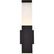 Raine 16 inch Black Outdoor Wall Light
