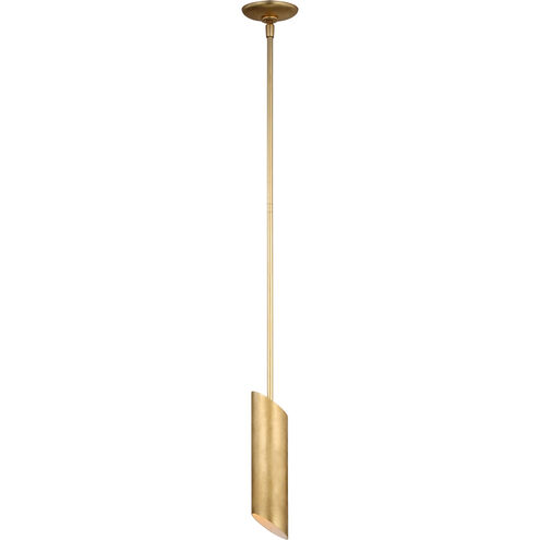 AERIN Tourain 1 Light 3 inch Gild Pendant Ceiling Light, Small