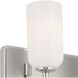 Solia LED 14.25 inch Polished Nickel with Satin Nickel Bathroom Vanity Light Wall Light