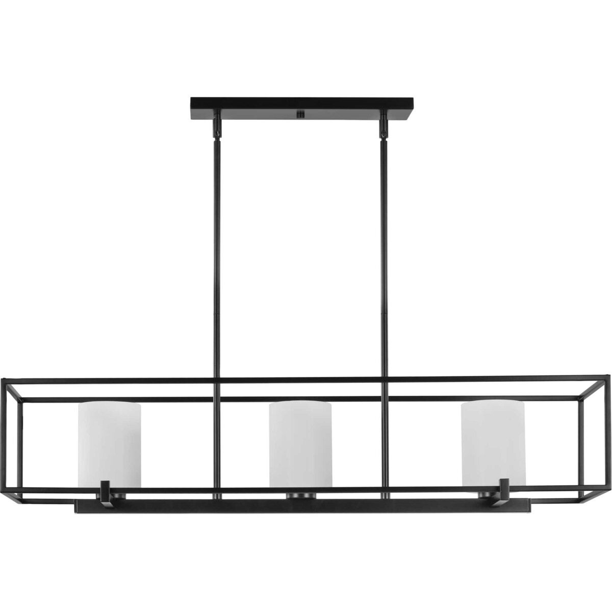 Chadwick 3 Light 40 inch Matte Black Island Chandelier Ceiling Light