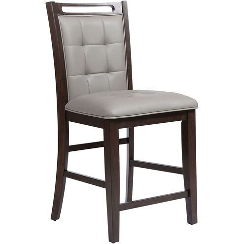 Lyman 42 inch Dark Brown with Greige Bar Stool