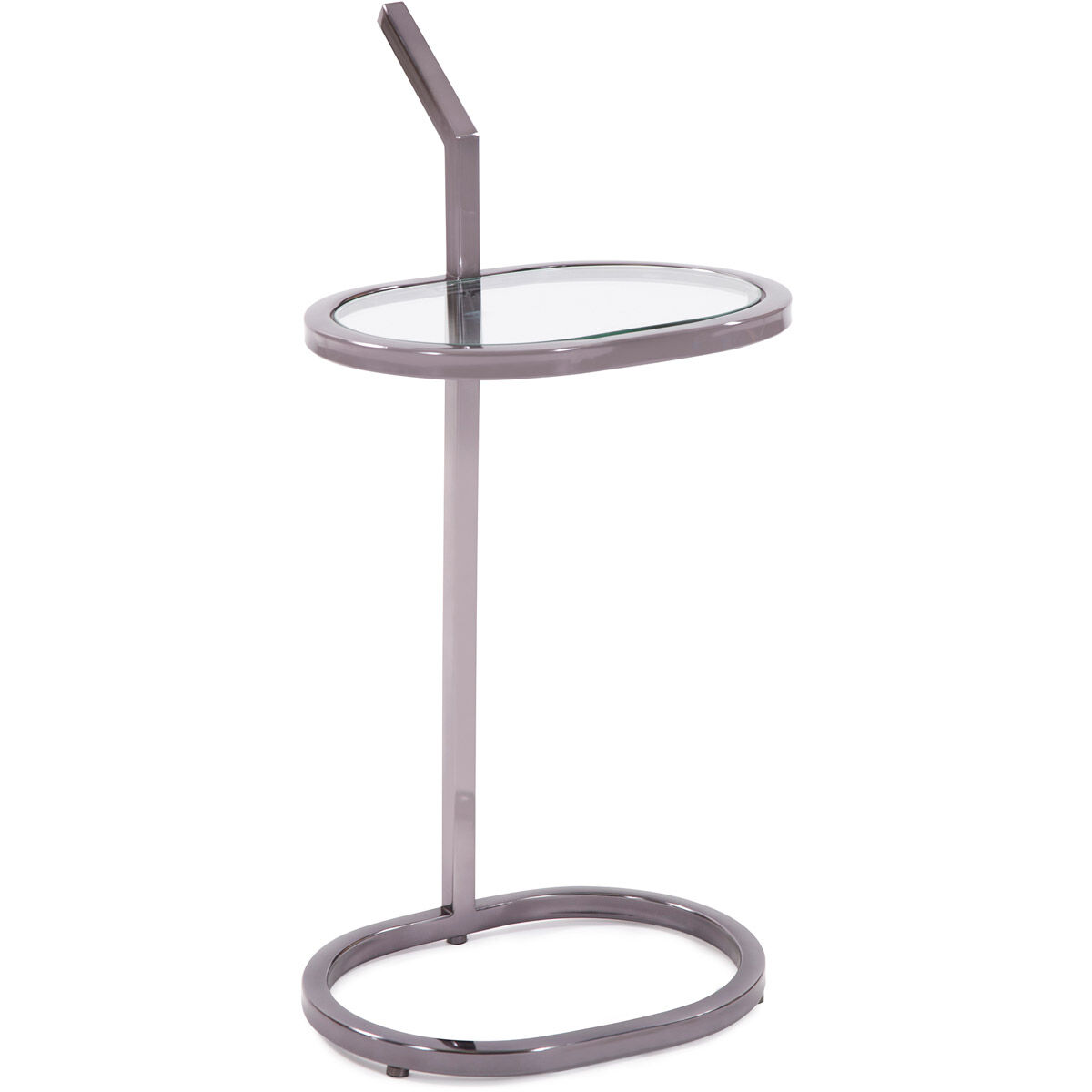 Carter 27 X 13 inch Black Nickel Drink Table