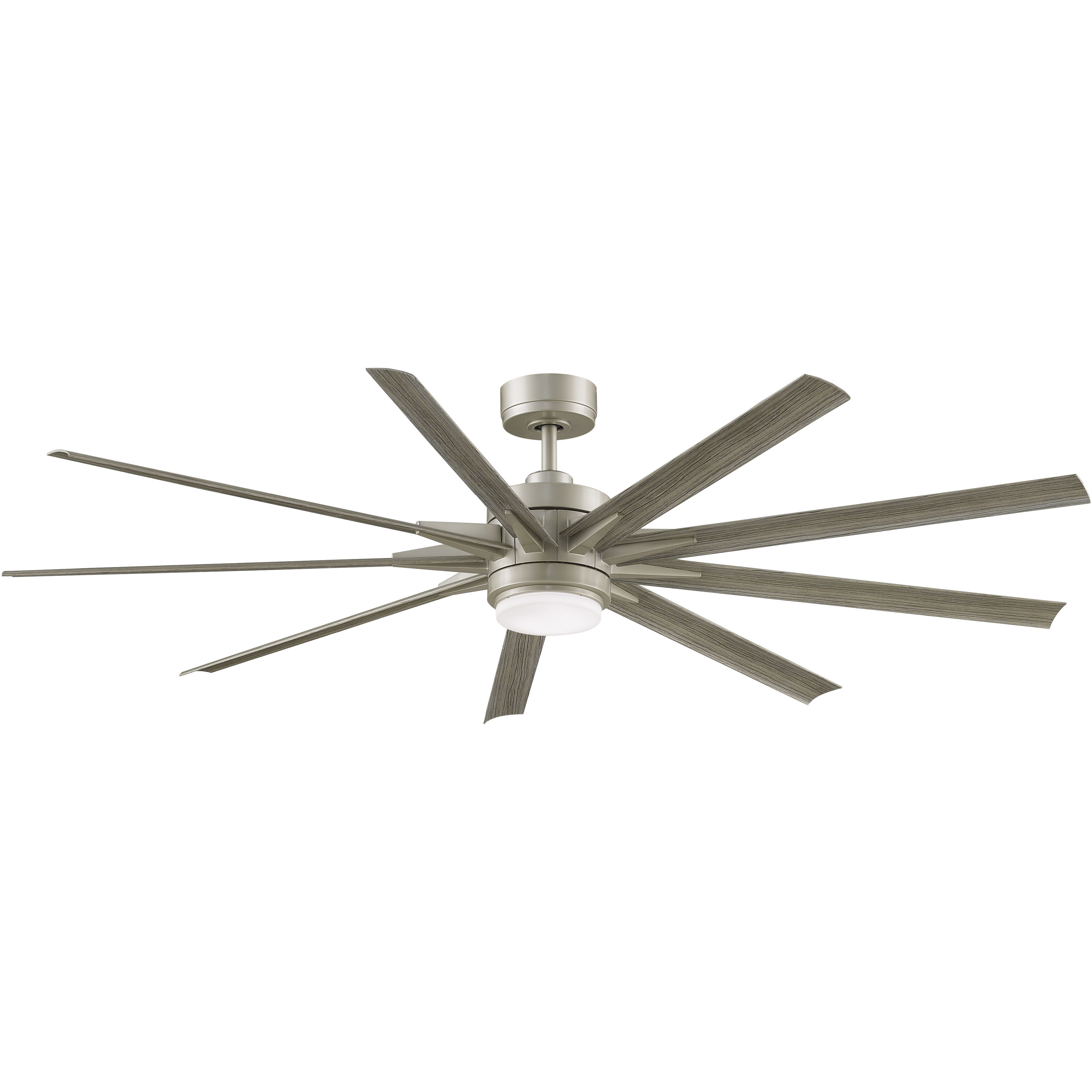 Odyn Custom 8.27 inch Brushed Nickel Fan Motor Only, Blades Sold Separately