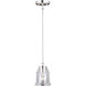 Toledo LED 5.25 inch Satin Nickel Mini Pendant Ceiling Light