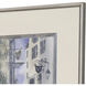 La Ville Multi and Blue and Neutral and Brown Framed Art