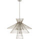 Alito 8 Light 35 inch Polished Nickel Chandelier Ceiling Light