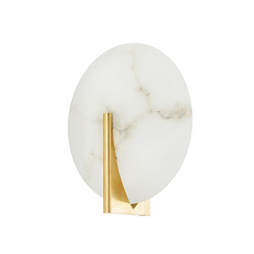 Asteria LED 10 inch Vintage Brass ADA Wall Sconce Wall Light