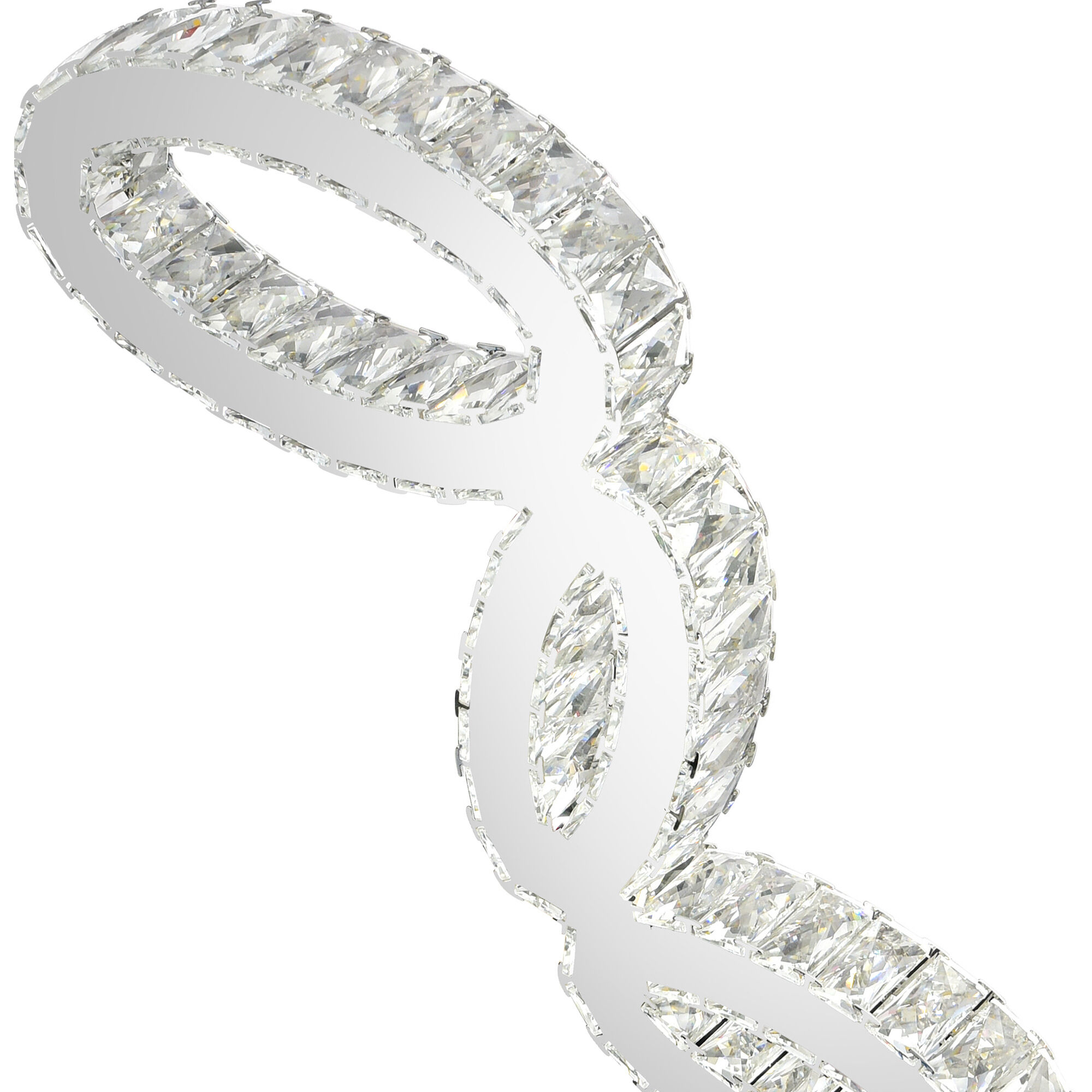 Balanced 23 inch 1.00 watt Chrome Table Lamp Portable Light