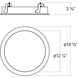 Pi Integrated LED Satin White Recessed Mount