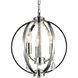 Abia LED 10 inch Chrome Up Mini Pendant Ceiling Light