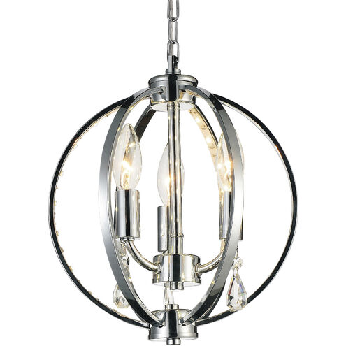 Abia LED 10 inch Chrome Up Mini Pendant Ceiling Light