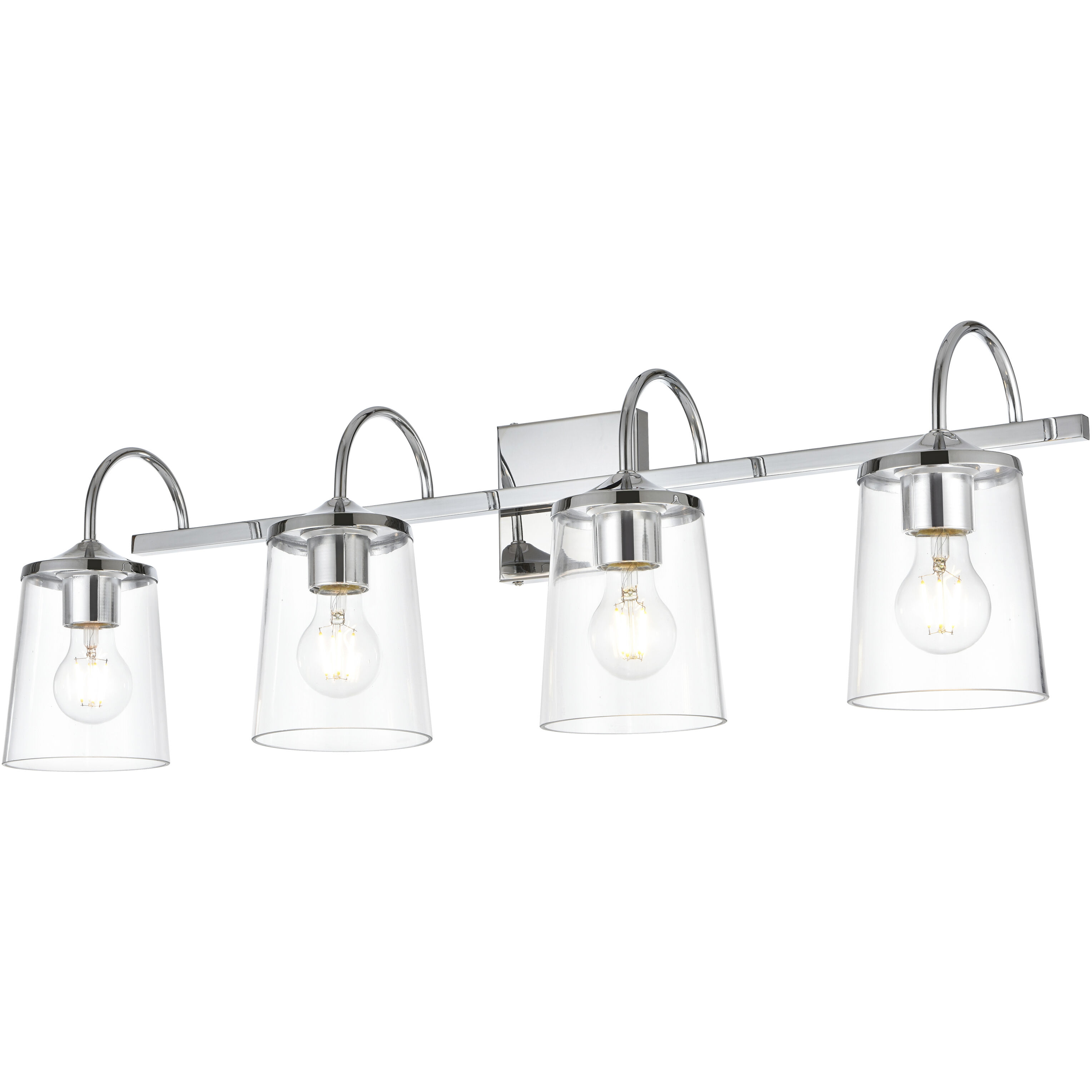 Avani 4 Light 33 inch Chrome Bath Sconce Wall Light