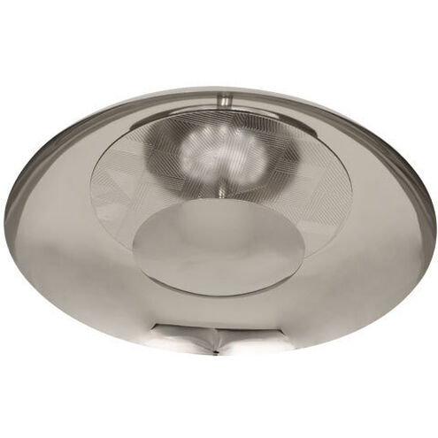 Michael Berman Brut LED 17.75 inch Polished Nickel Flushmount Ceiling Light