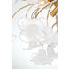 Bloome 6 Light 29 inch Legacy Brass Chandelier Ceiling Light in Clear Handmade Glass