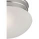 Elowen 1 Light 8 inch Brushed Nickel Flush Mount Ceiling Light