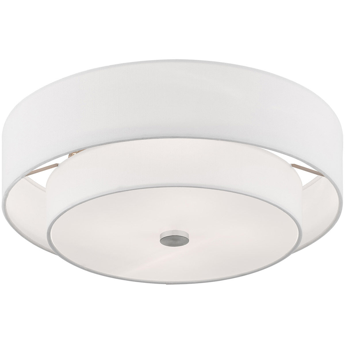 Claremont 4 Light 18 inch Brushed Nickel Semi-Flush Mount Ceiling Light