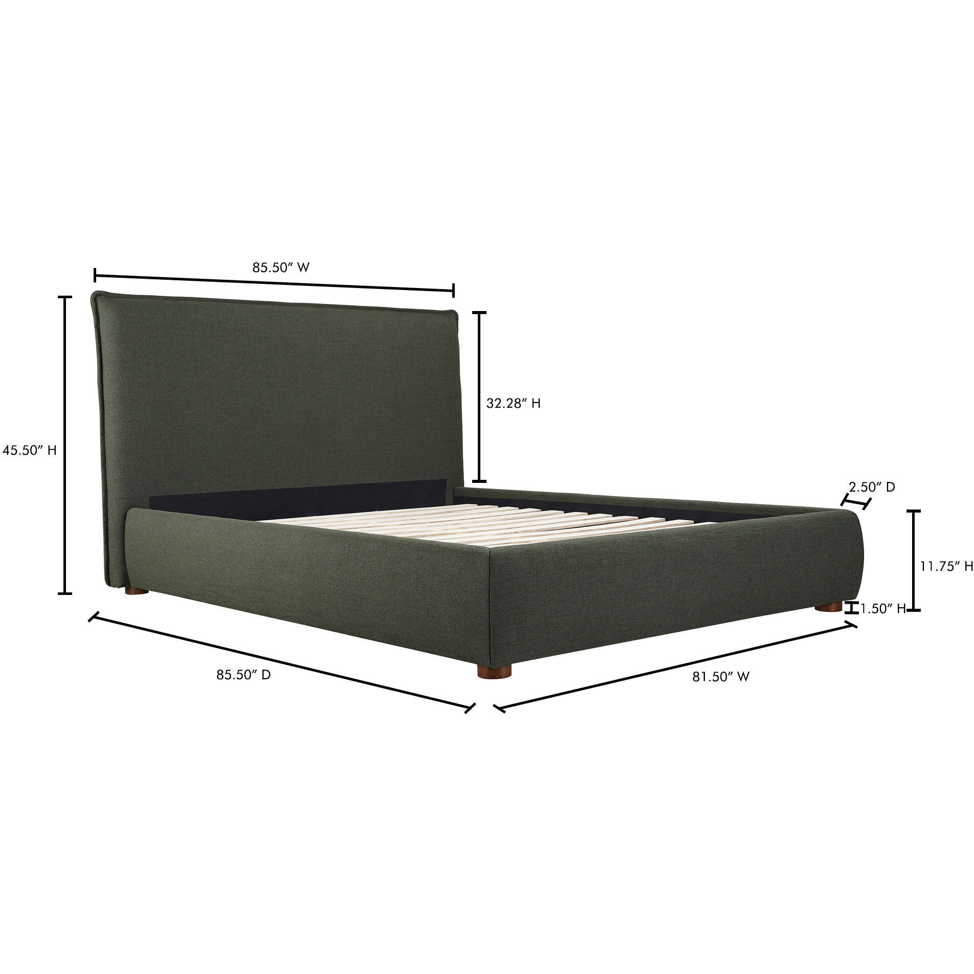 Luzon Green Bed, King