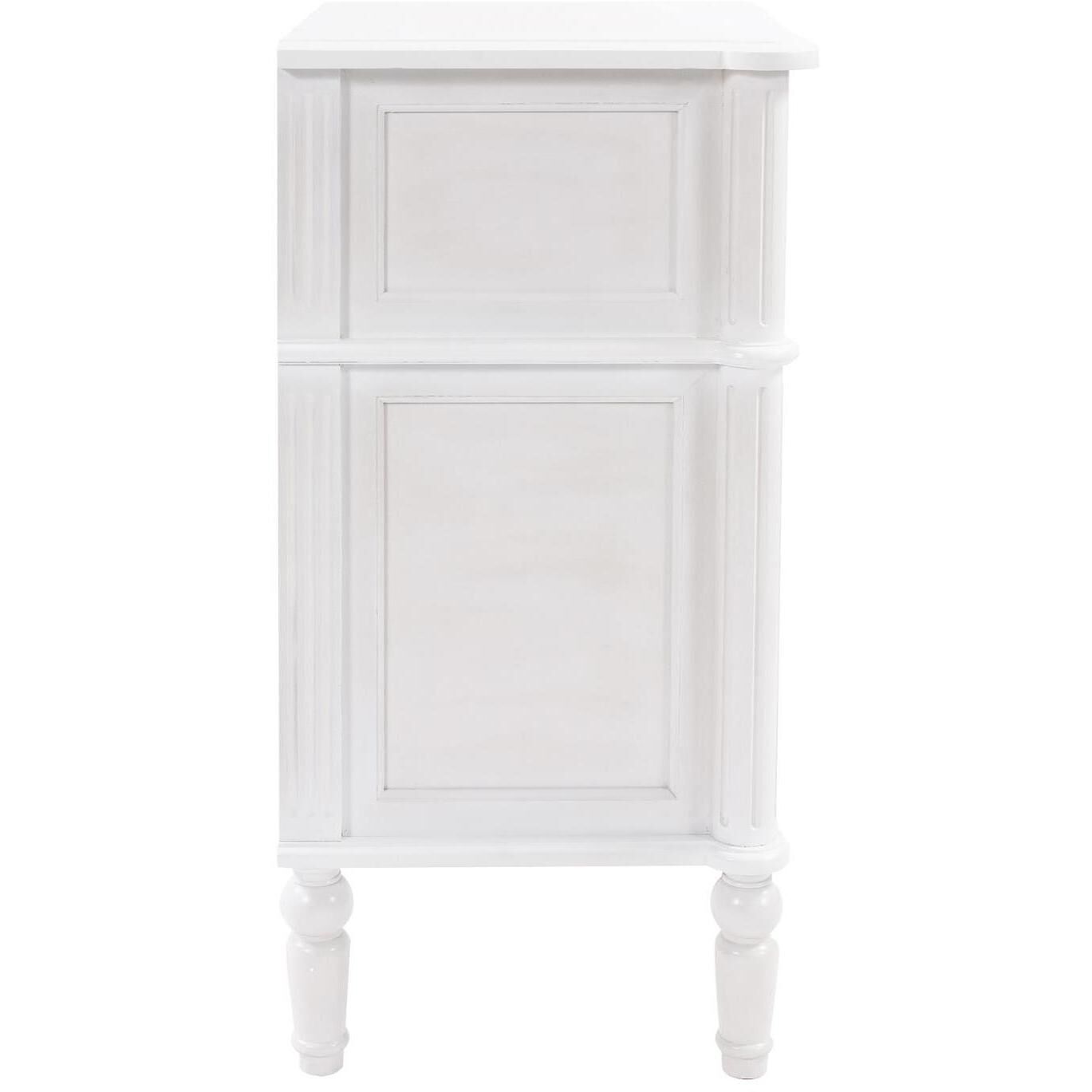 Madison Antique White Cabinet