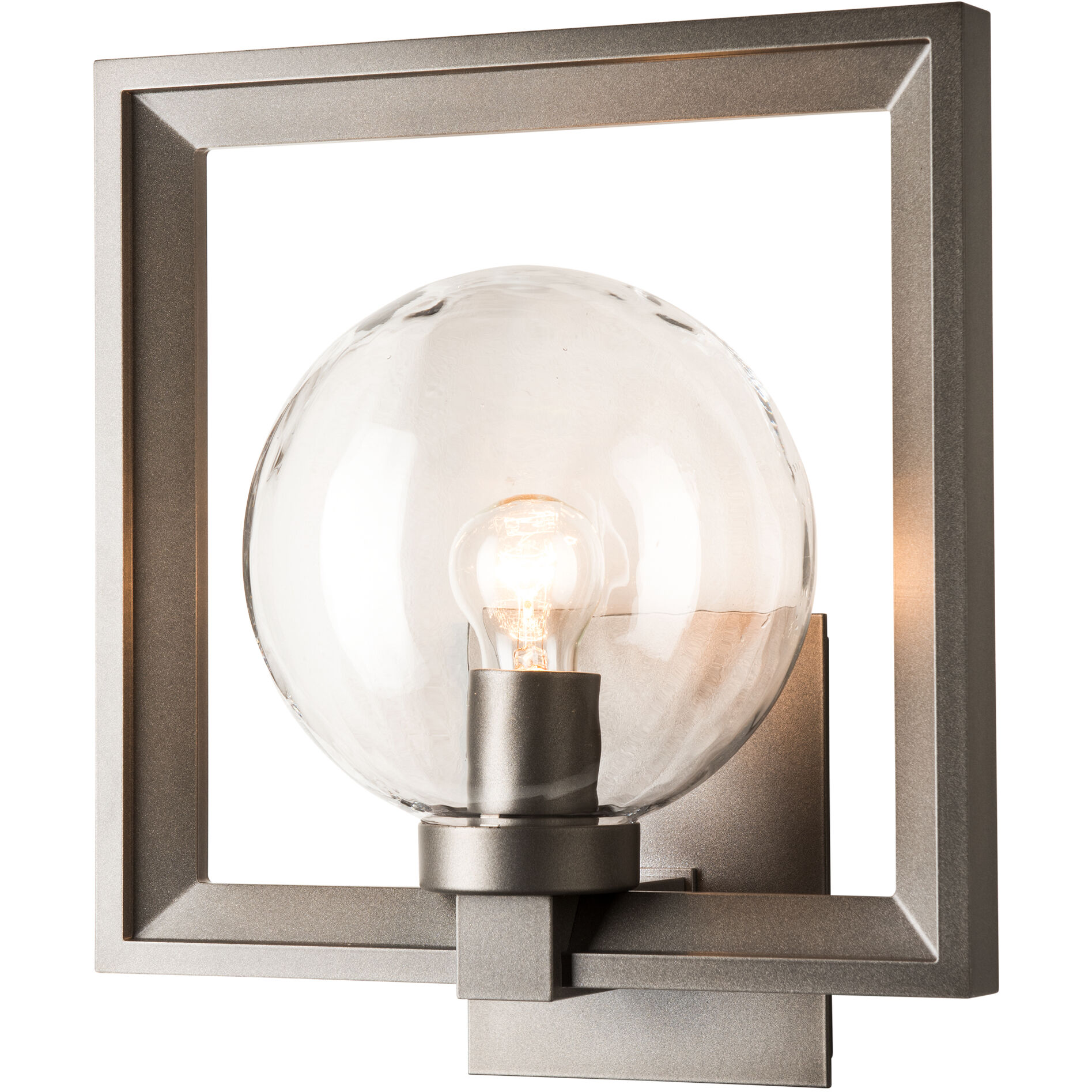 Frame 1 Light 13 inch Coastal Black Outdoor Sconce, Large - Open Box