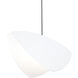 Papillons LED 13 inch Satin Black Pendant Ceiling Light in Satin White