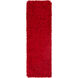 Nestle 96 X 30 inch Red Runner, Polyester
