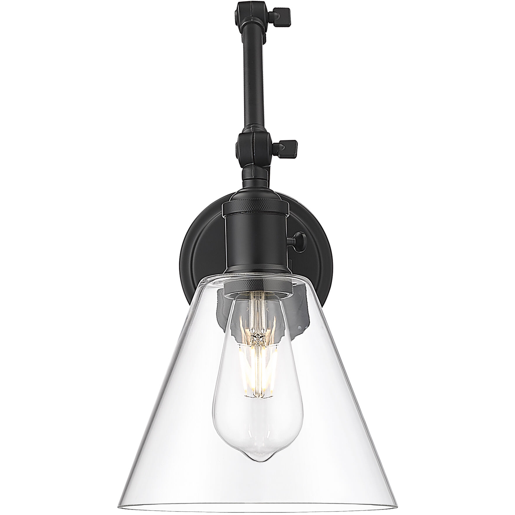 Gayson 1 Light 7.75 inch Matte Black Wall Sconce Wall Light