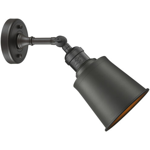 Franklin Restoration Addison 1 Light 5 inch Oil Rubbed Bronze Sconce Wall Light, Franklin Restoration