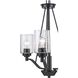Mod Pod 3 Light 21 inch Black Chandelier Ceiling Light
