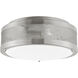 Vander 3 Light 12 inch Brushed Nickel Ceiling Flush Mount Ceiling Light