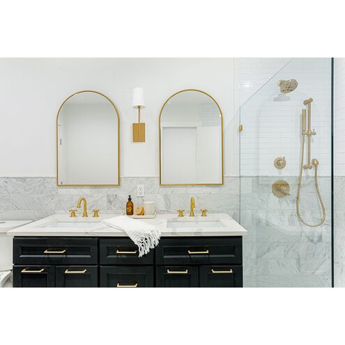 Lena 1 Light 4.5 inch Vibrant Gold Sconce Wall Light