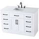 Alden 48 X 35 inch White Bathroom Vanity Cabinet