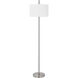 Roanne 66.5 inch 100.00 watt Brushed Steel Floor Lamp Portable Light
