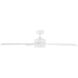 Wynd 60 inch Matte White Downrod Ceiling Fan in 3000K, Smart Ceiling Fan
